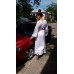 Boho Style Ukrainian Embroidered Maxi Broad Wedding Dress